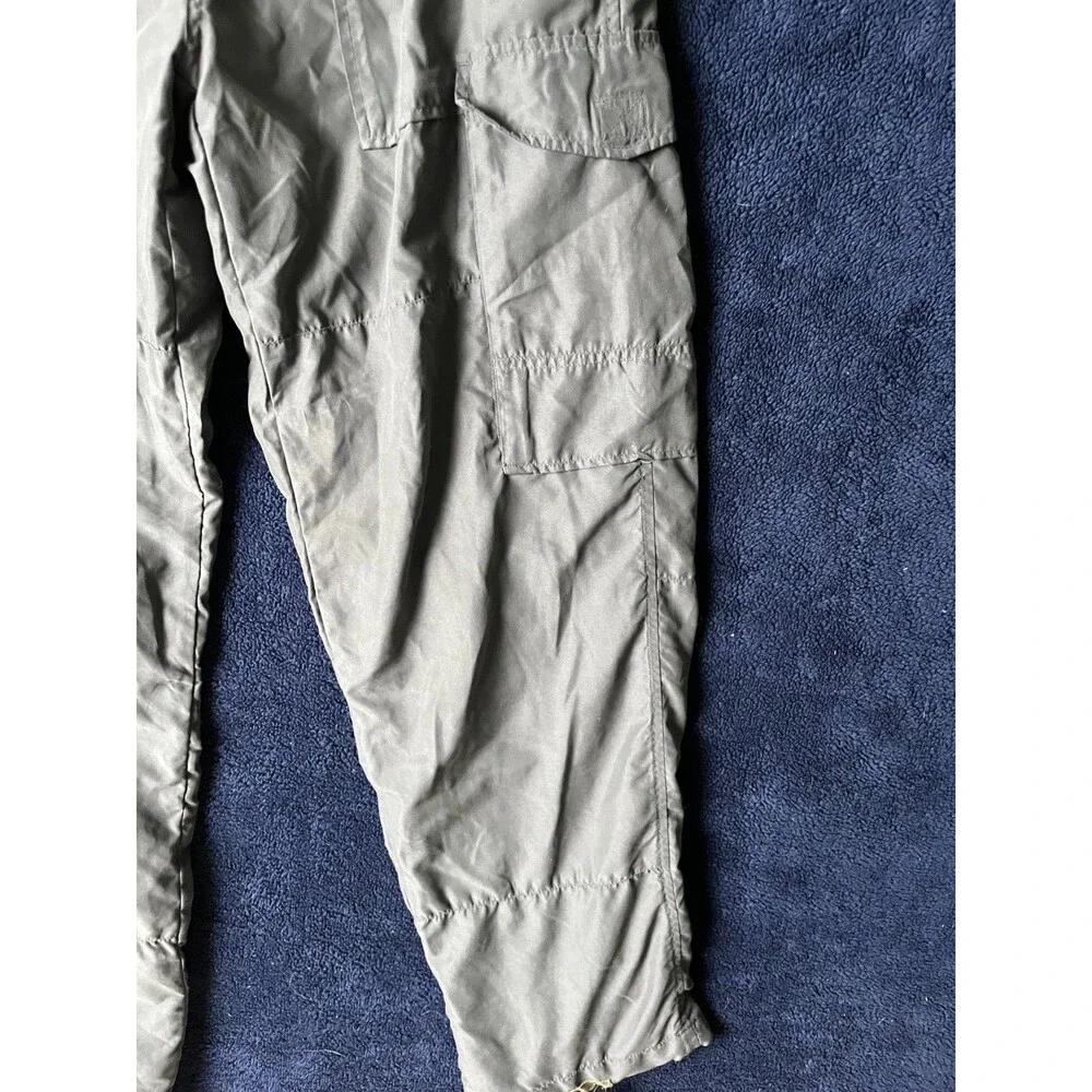 Rare Vintage AMAX Utility Broadcloth Gray Pants Men's 32x34